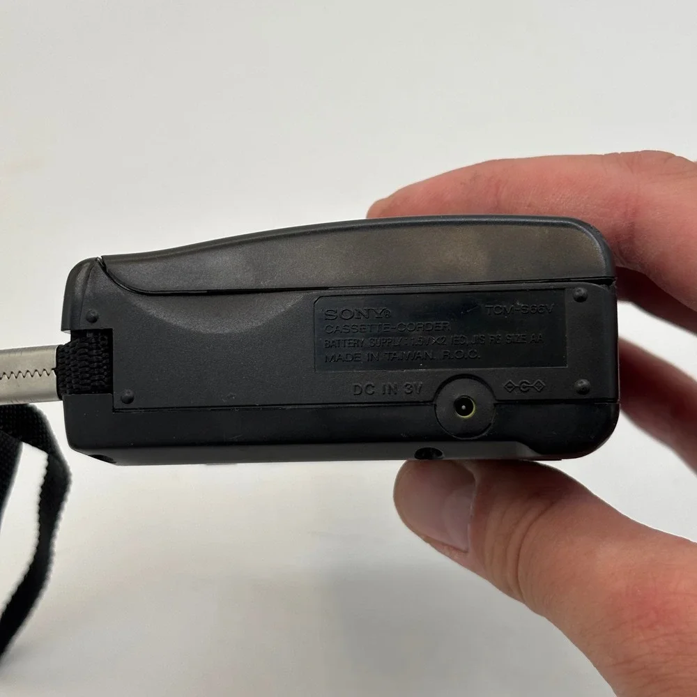 Sony M-529V Microcassette-Corder & TCM-S66V Cassette-Corder VOR Bundle FOR PARTS